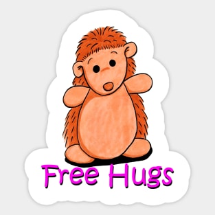 Free Hugs Sticker